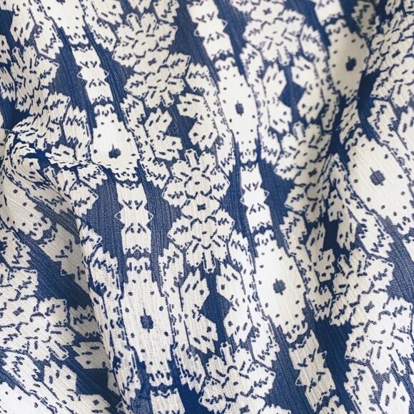 Honey and Rosie Romper Blue Periwinkle Surplice Long Sleeve Romper Small - Picture 5 of 14